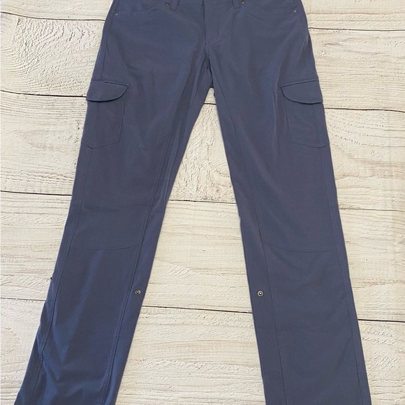 Kuhl Women’s FreeFlex roll up Cargo Pants Blue - Picture 3 of 10